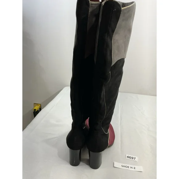 Womans Rosewand Otk Boots 11 M Multicolor Full Zip Block Heel NWD - Picture 5 of 10